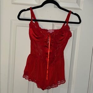 Sugar Thrillz Scarlet Lace Chemise